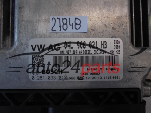 KOMPUTER STEROWNIK SILNIKA AUDI 0281033313 04L906021HB EDC17C64