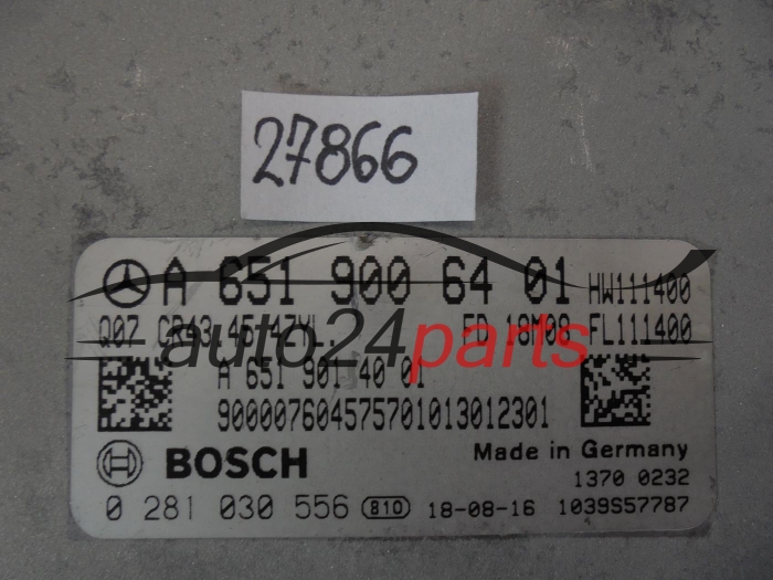 KOMPUTER STEROWNIK SILNIKA MERCEDES BENZ 0281030556 A6519006401 CR43.45