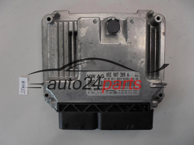 Sterownik silnika VOLKSWAGEN 0261S19119 05E907309A - 27868 29189