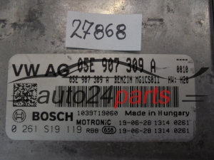 Sterownik silnika VOLKSWAGEN 0261S19119 05E907309A - 27868 29189