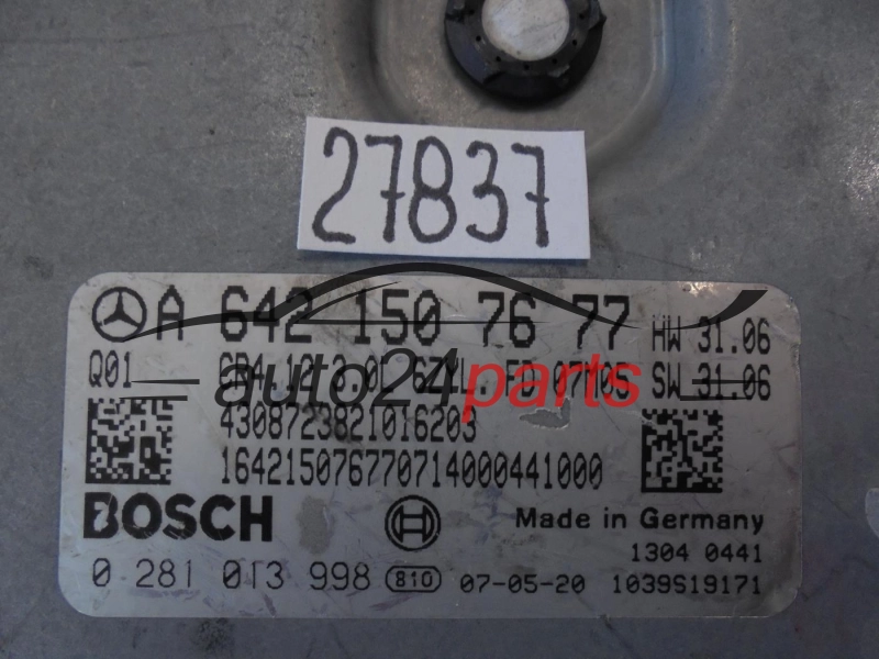 MERCEDES BENZ 0281013998 A6421507677 CR4.12