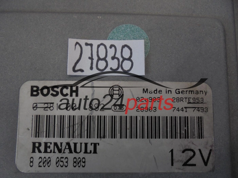 RENAULT MASCOTT 0281001892 8200053009