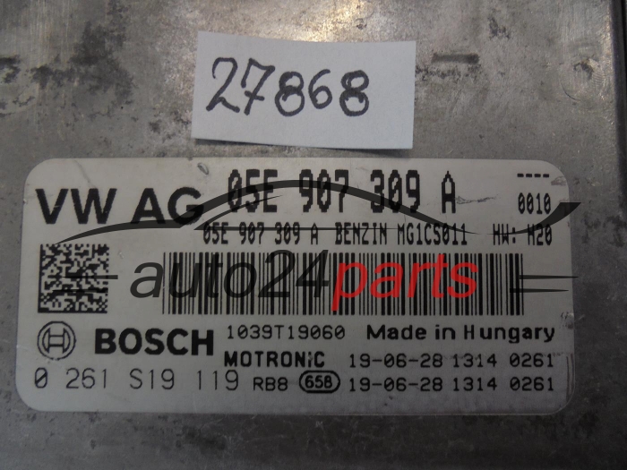 VOLKSWAGEN 0261S19119 05E907309A