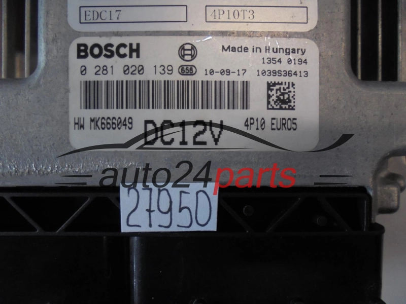 Sterownik silnika MITSUBISHI BOSCH 0281020139 MK666049 -