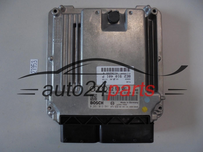 KOMPUTER STEROWNIK SILNIKA AUDI A4 2.7 TDI BOSCH 0 281 013 841, 0281013841, 8E2 910 401 P, 8E2910401P, 8E0 907 401 AL, 8E0907401AL