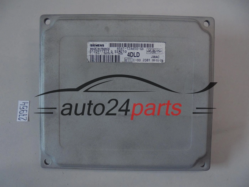 KOMPUTER STEROWNIK SILNIKA FORD FIESTA FUSION 1.4 SIEMENS S120977313 D, S120977313D, FoMoCo 6S61-12A650-GD, 6S6112A650GD, 4DLD, SIM210