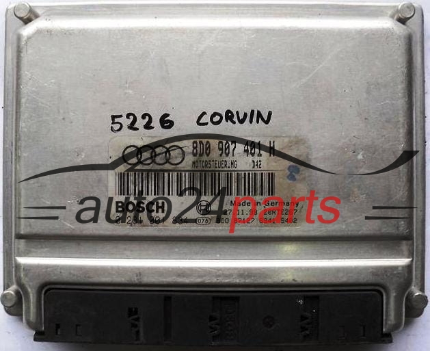 ECU CENTRALITA DE MOTOR AUDI A4 2.5 TDI BOSCH 0281001834, 0 281 001 834, 8D0907401H, 8D0 907 401 H 