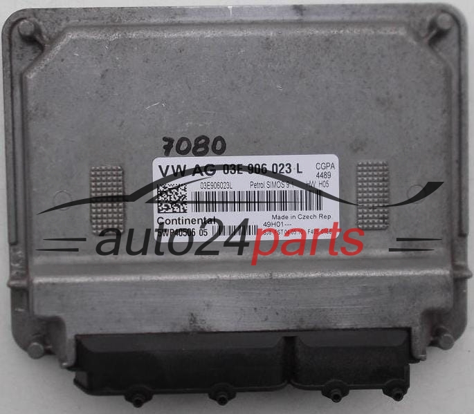 VW VOLKSWAGEN POLO 1.2 03E906023L, 03E 906 023 L, SIEMENS 5WP40605 PETROL