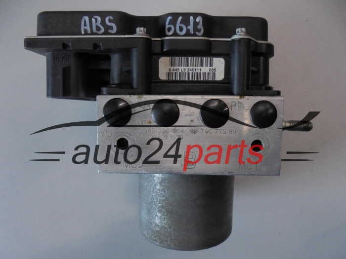 ABS POMPA I STEROWNIK CITROEN PEUGEOT BOSCH 0 265 230 304, 0265230304, 9674677580, 0265951738