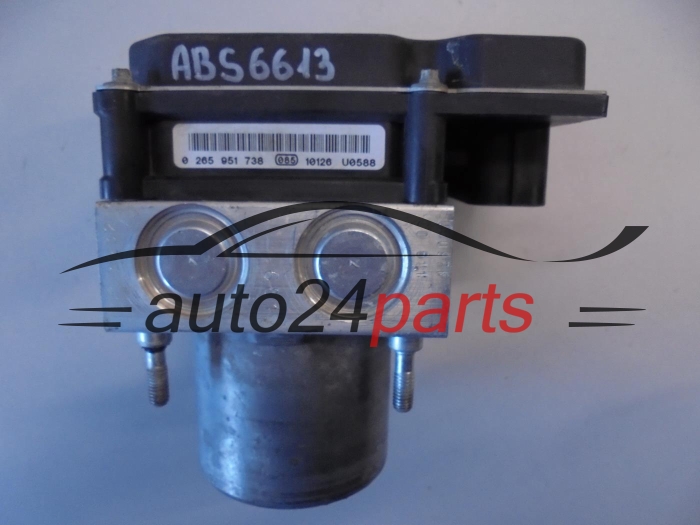 ABS POMPA I STEROWNIK CITROEN PEUGEOT BOSCH 0 265 230 304, 0265230304, 9674677580, 0265951738