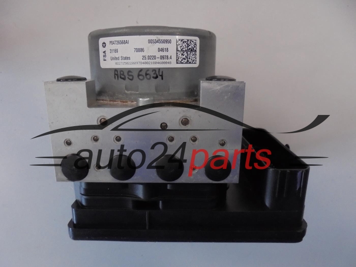 ABS POMPA I STEROWNIK JEEP COMPAS P04726568AI, 00534550950, 28.5159-0707.3, 28515907073