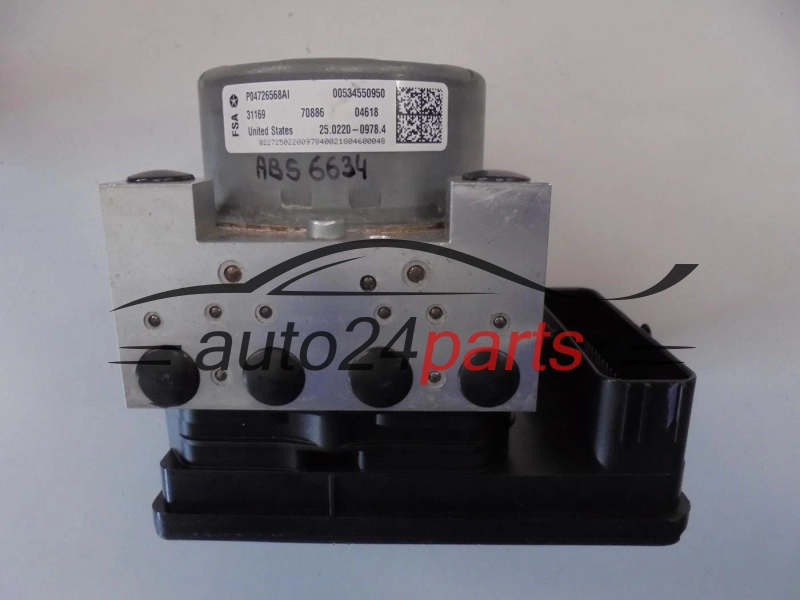 ABS POMPA I STEROWNIK JEEP COMPAS P04726568AI, 00534550950, 28.5159-0707.3, 28515907073