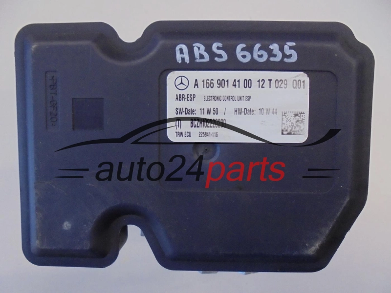 Pompa ABS i sterownik MERCEDES BENZ A1664312912 A1669014100