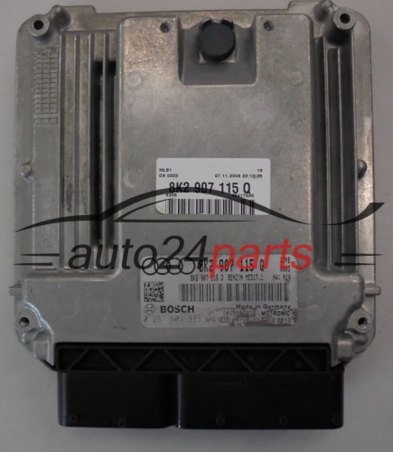 ECU ENGINE CONTROLLER AUDI A4 A5 2.0 TFSI BOSCH 0 261 S04 383, 0261S04383, 8K2 907 115 Q, 8K2907115Q