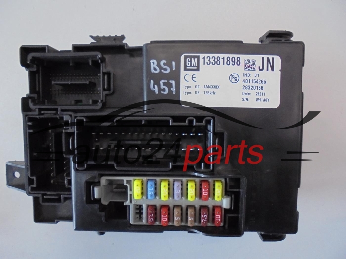 CENTRALKA MODUL BSI OPEL MERIVA B 13381898 JN