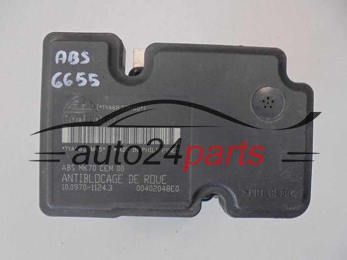 ABS POMPA I STEROWNIK CITROEN PEUGEOT 9658260080, 10.0207-0064.4, 10020700644, 10.0970-1124.3, 10097011243