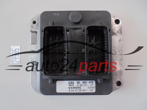 KOMPUTER STEROWNIK SILNIKA OPEL 1.8 X18XE1 SIEMENS 5WK9 160, 5WK9160, GM 90 560 476, 90560476