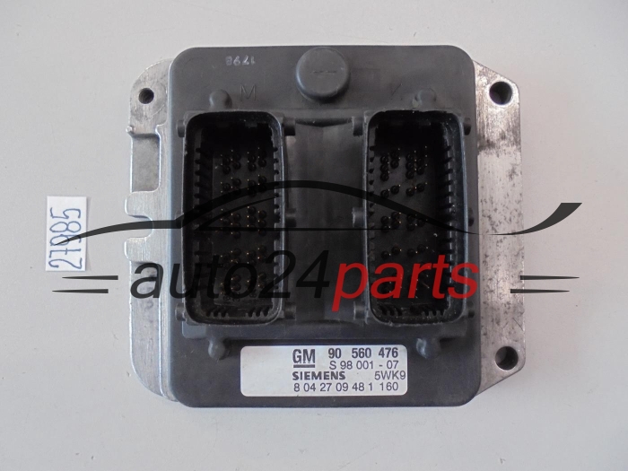 KOMPUTER STEROWNIK SILNIKA OPEL 1.8 X18XE1 SIEMENS 5WK9 160, 5WK9160, GM 90 560 476, 90560476