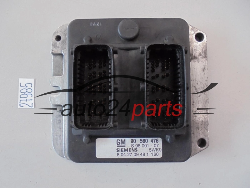 KOMPUTER STEROWNIK SILNIKA OPEL 1.8 X18XE1 SIEMENS 5WK9 160, 5WK9160, GM 90 560 476, 90560476