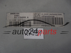 STEROWNIK SKRZYNI AUTOMATYCZNEJ CITROEN PEUGEOT S122754005A 9659554180 9654519480 SIM821