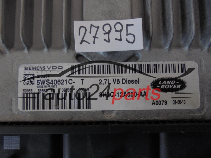 KOMPUTER STEROWNIK SILNIKA LAND ROVER VOLVO 8H2Q-12A650-AA 8H2Q12A650AA 5WS40621C-T 5WS40621CT