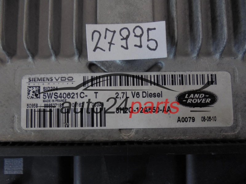 KOMPUTER STEROWNIK SILNIKA LAND ROVER VOLVO 8H2Q-12A650-AA 8H2Q12A650AA 5WS40621C-T 5WS40621CT