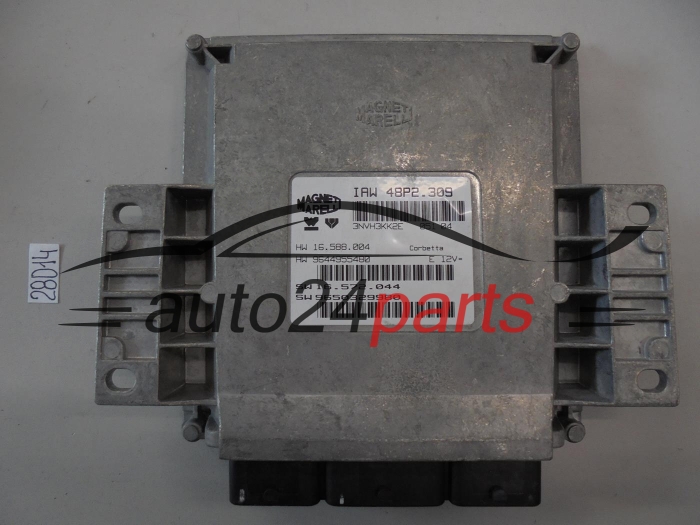 KOMPUTER STEROWNIK SILNIKA PEUGEOT 406 2.0 IAW48P2309, IAW48P2.309, IAW 48P2.309, HW9644955480, HW 9644955480, 16588004, 16.588.004, SW9650329980, SW 9650329980, 16572044, 16.572.044