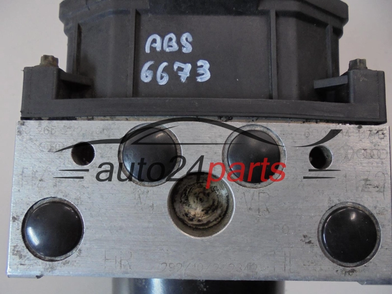 ABS POMPA I STEROWNIK SEAT SKODA VOLKSWAGEN BOSCH 0 265 222 006, 0265222006, 6Q0 614 117 E, 6Q0614117E, 0 265 800 003, 0265800003, 6Q0 907 379 G, 6Q0907379G