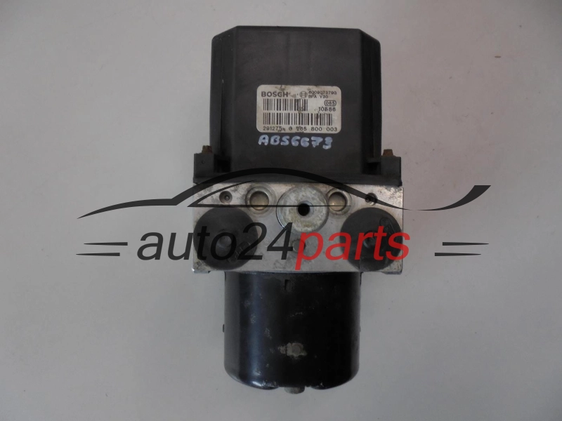 ABS POMPA I STEROWNIK SEAT SKODA VOLKSWAGEN BOSCH 0 265 222 006, 0265222006, 6Q0 614 117 E, 6Q0614117E, 0 265 800 003, 0265800003, 6Q0 907 379 G, 6Q0907379G