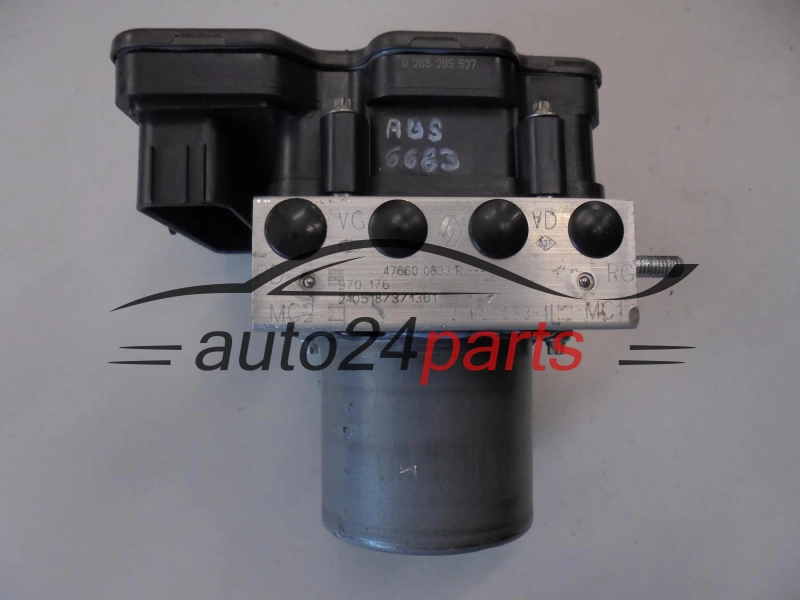 POMPA ABS I STEROWNIK RENAULT 476600633R 0265295527 0265956740