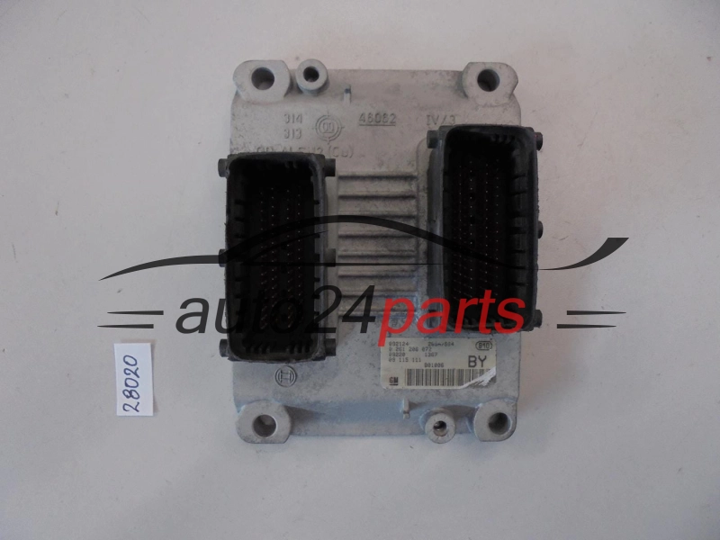 KOMPUTER STEROWNIK SILNIKA OPEL CORSA C 1.0 Z10XE BOSCH 0 261 206 072, 0261206072, GM 09 115 111 BY, 09115111 BY