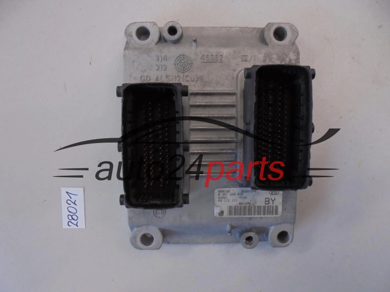 KOMPUTER STEROWNIK SILNIKA OPEL CORSA C 1.0 Z10XE BOSCH 0 261 206 072, 0261206072, GM 09 115 111 BY, 09115111 BY