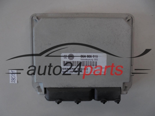 KOMPUTER STEROWNIK SILNIKA VOLKSWAGEN GOLF 1.6 06A906019, 06A 906 019, SIEMENS 5WP4 395 03, 5WP439503, MOTORSTEUERUNG 0002