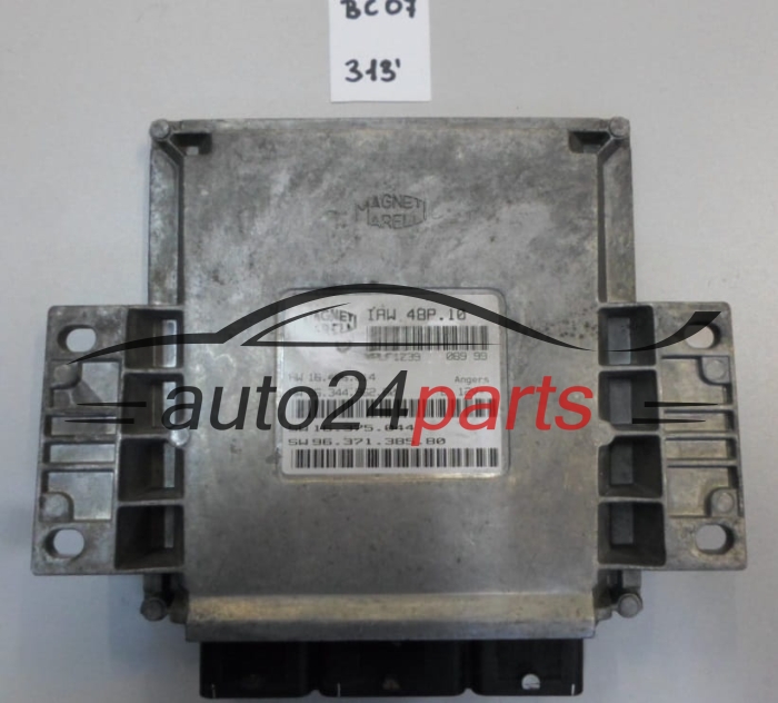 KOMPUTER STEROWNIK SILNIKA CITROEN PEUGEOT MAGNETI MARELLI IAW 48P.10, IAW48P10, 96. 371.385.80, 9637138580 