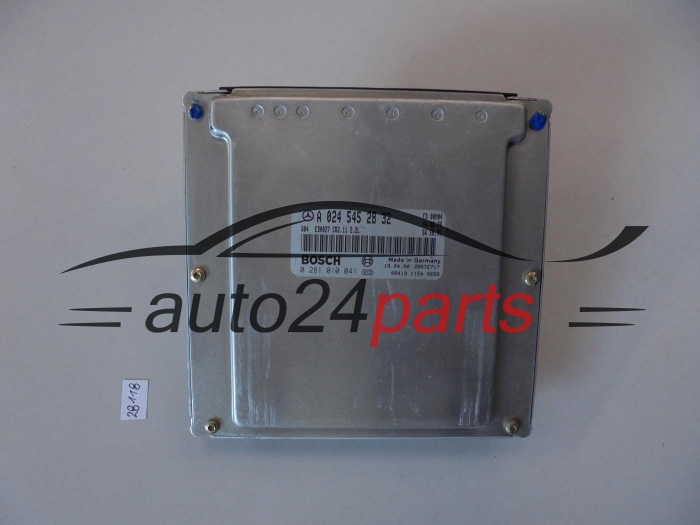 KOMPUTER STEROWNIK SILNIKA MERCEDES W210 E-KLASS E220 CDI A0245452832, A 024 545 28 32, BOSCH 0281010041, 0 281 010 041, ED0027 CR2.11