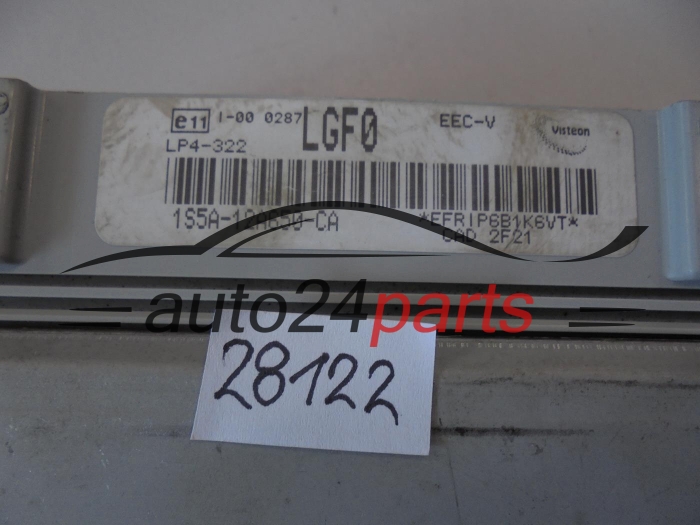 KOMPUTER STEROWNIK SILNIKA FORD KA VISTEON 1S5A-12A650-CA, 1S5A12A650CA, LGFO, LP4-322