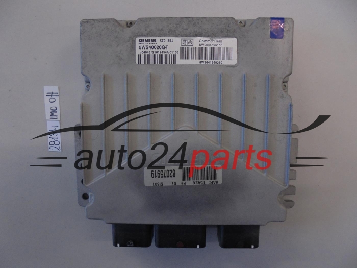 KOMPUTER STEROWNIK SILNIKA PEUGEOT 5WS40020G-T 5WS40020GT SW9644895180 HW9641849280