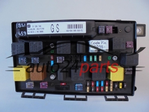 SKRZYNKA ELEKTRYCZNA PRZEKAŻNIKÓW I BEZPIECZNIKÓW MODUŁ NADWOZIA CENTRALKA KOMFORTU BSI OPEL ASTRA H ZAFIRA B 13 206 746, 13206746 GS, 5DK 008 668-52, 5DK008668-52 - 