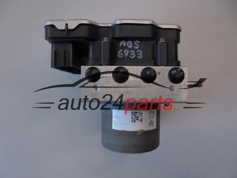 POMPA ABS I STEROWNIK PEUGEOT 0265294348 9824311280 0265956557