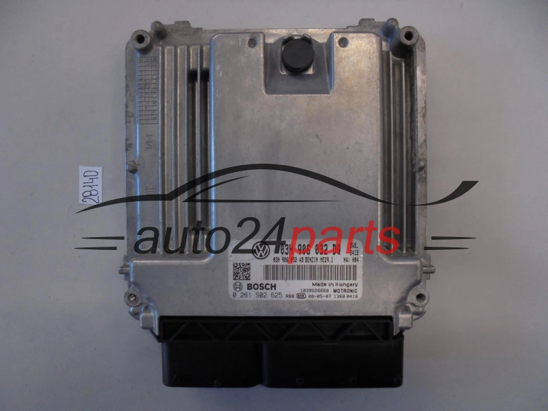 KOMPUTER STEROWNIK SILNIKA AUDI VW VOLKSWAGEN BOSCH 0 261 S02 625, 0261S02625, 03H 906 032 DQ, 03H906032DQ, MED9.1