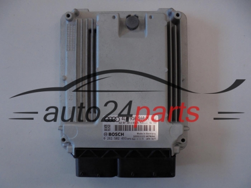 CALCULATEUR MOTEUR AUDI BOSCH 0 261 S02 493, 0261S02493, 4L0 910 560 M, 4L0910560M, MED9.1.1