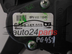 POTENCJOMETR PEDAL GAZU OPEL ASTRA H 9 157 999, 9157999