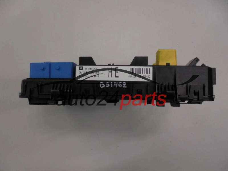 SKRZYNKA ELEKTRYCZNA PRZEKAŻNIKÓW I BEZPIECZNIKÓW MODUŁ NADWOZIA CENTRALKA KOMFORTU BSI OPEL ASTRA H ZAFIRA B GM 13 206 757 HE, 13206757 HE, HELLA 5DK 008 669-42, 5DK008669-42, 5DK00866942