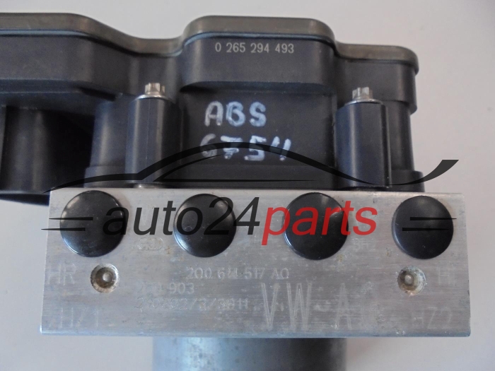 Bomba ABS y centralita AUDI VOLKSAWAGEN SEAT 2Q0614517AQ, 0265294493 0265956687
