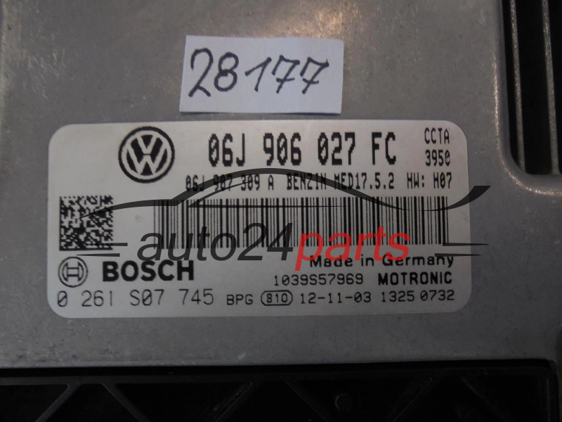 VOLKSWAGEN 0261S07745 06J906027FC MED17.5.2