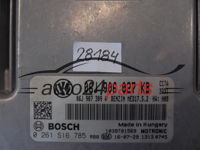 VOLKSWAGEN 0261S16785 06J906027KB MED17.5.2