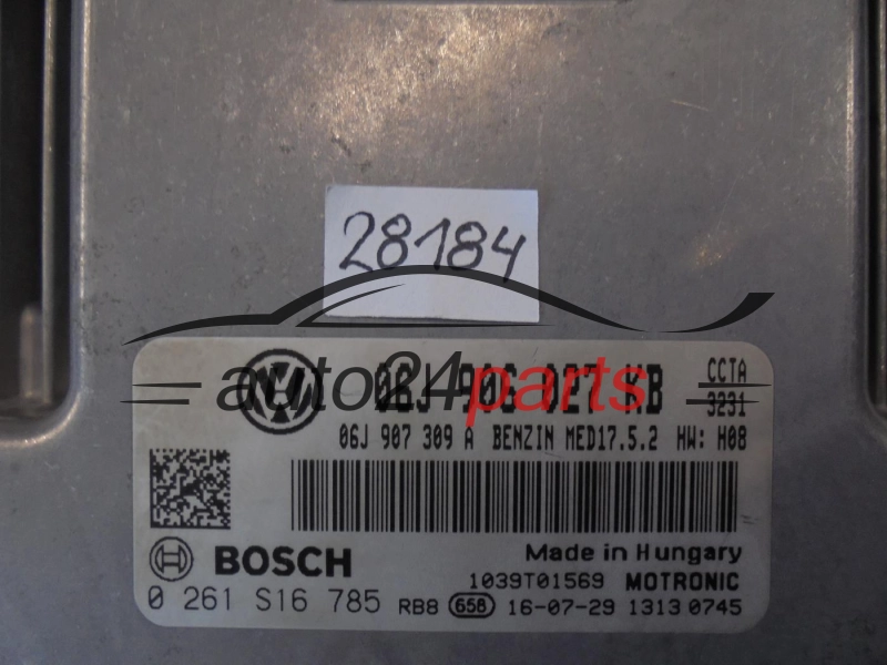 VOLKSWAGEN 0261S16785 06J906027KB MED17.5.2