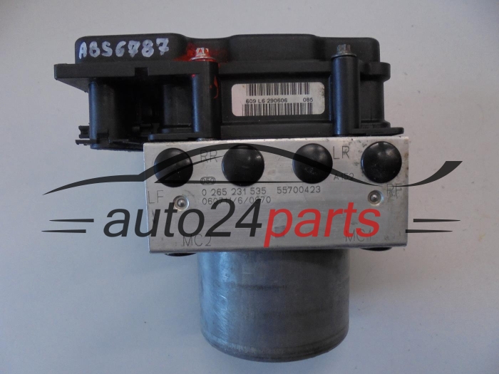 ABS POMPA I STEROWNIK FIAT GRANDE PUNTO BOSCH 0 265 231 535, 0265231535, 55700423, 0 265 800 421, 0265800421