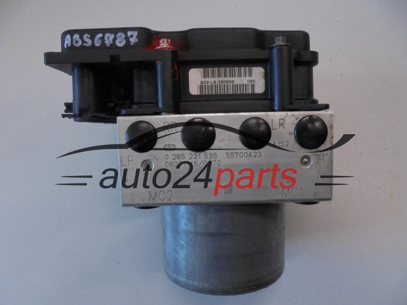 ABS POMPA I STEROWNIK FIAT GRANDE PUNTO BOSCH 0 265 231 535, 0265231535, 55700423, 0 265 800 421, 0265800421