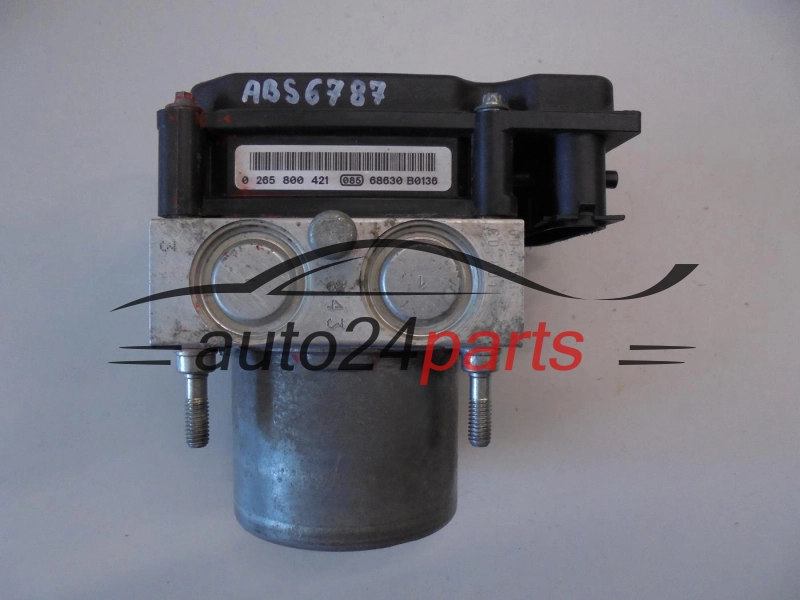 ABS POMPA I STEROWNIK FIAT GRANDE PUNTO BOSCH 0 265 231 535, 0265231535, 55700423, 0 265 800 421, 0265800421